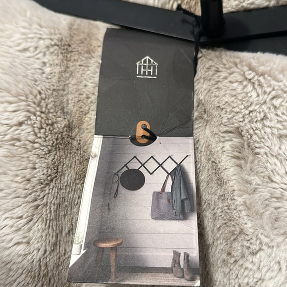 Hearth & Hand Black Accordion Wall Hooks - Picture 2 of 4